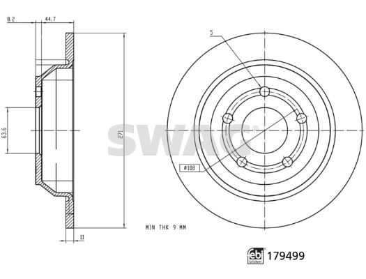 FORD L1TC2A315AA Disk - Fren