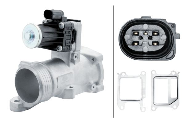 HELLA 6NU014864591 Egr Valfi Komple Volvo C30 10>12 C70 Ii 10>12 S40 Ii 10>12 S60 Ii 10>15 S80 Ii 11> V40 12>V60 I 2.4 D3-D4 D5 Awd 11> Xc60 2.4 D 09>