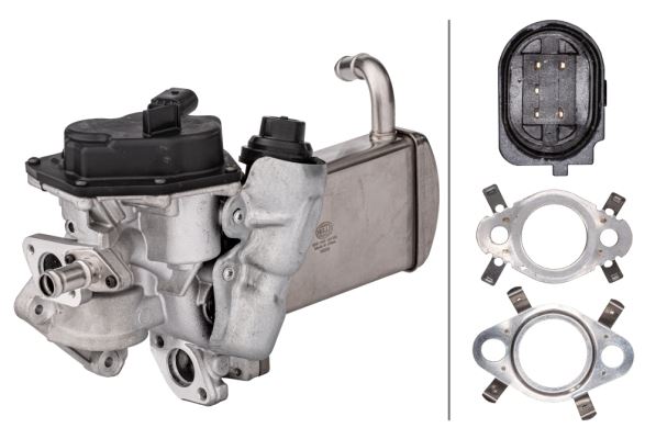 HELLA 6NU358167051 Egr Soğutucusu Valfi Vw Amarok 2.0 Tdi-Bitddi 10 > Audi Q5 2.0 Tdi 09 >