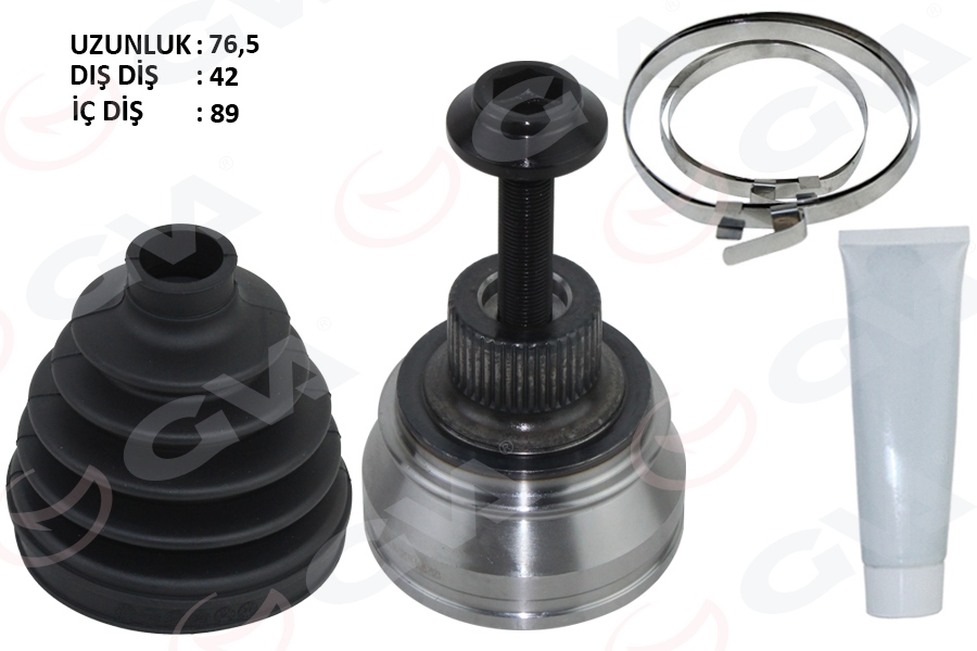 GVA 4475267K Aks Kafasi Diş A4-A5-Q5 1.8 Tfsi-2.0 Tdi 08- Caga-Caba-Cabb-Cdha-Cdhb 1.8 Tfsi-2.0 Tdi