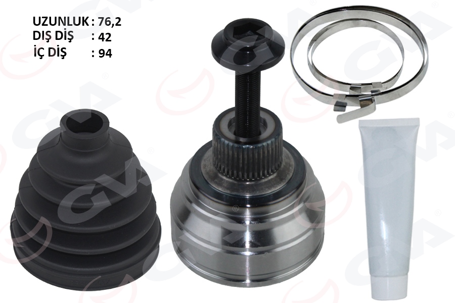 GKN-306661 Dis Aks Kafasi (Audi A4 08-15  A5 08-17  A6 10-18)