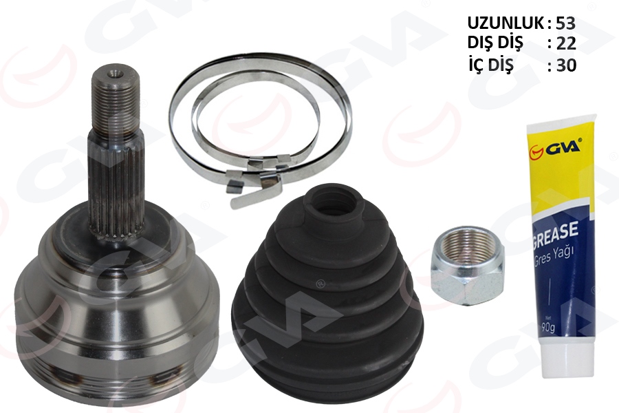 GVA 4475278K Aks Kafasi Diş Polo-Cordoba 1.4 Tdi 99-01 Amf 1.4 Tdi