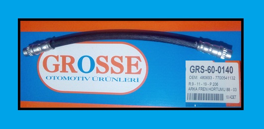 GROSSE 60-0140 Arka Fren Hortumu R9-R11-R19