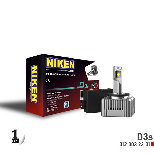 NIKEN 0120032301 Led Xenon Pro Serisi D3s 1 Adet