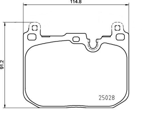 VALEO 670572 Fren Balatasi On Bmw F40 F44 F48 F39 . Mini F54 F56 F57 F60