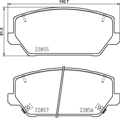 VALEO 670794 Disk Fren Balatasi Ön Kia Optima 2.0 09/15>