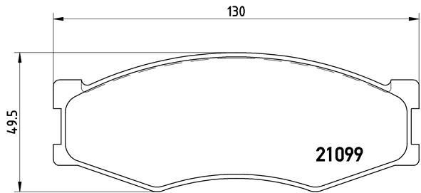 VALEO 9001589 Ön Disk Fren Balatasi Infiniti M30 3.0 08/89-12/92 Nissan 300zx 3.0 07/83-12/89 Fte Kirmizi Kutu