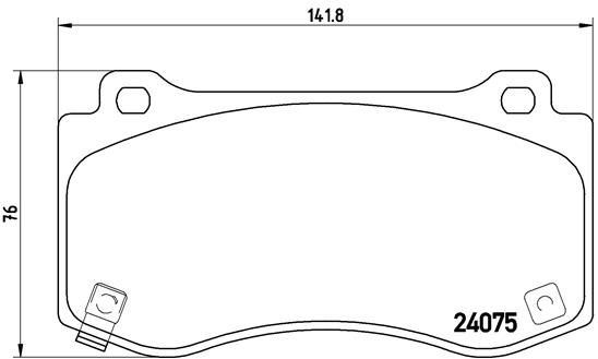 VALEO 671622 Ön Balata 300 C 2.7-3.5-5.7-6.1 Srt8-3.0 Crd Grand Cherokee Iii 3.7 V6 4x4 06-10