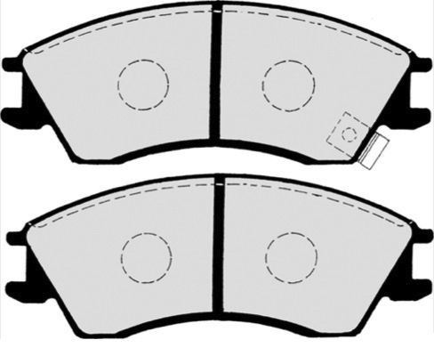VALEO 671639 Ön Disk Fren Balatasi Subaru Justy 1.2 05/87-04/96