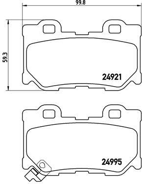 VALEO 671696 Arka Balata Disk Infiniti Fx50-G50 08 >