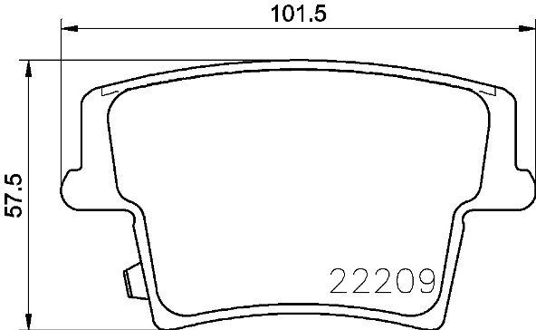 VALEO 671812 Arka Balatachrysler 300 C Lancia Thema 3.6 3.0d 2011 >