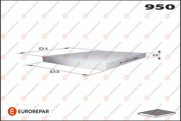 PSA-1682951080 Eurorepar Polen Filtresi Karbonlu Opel Movano C Fiat Ducato Peugeot Boxer Citroen Jumper 06
