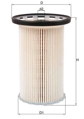 MAHLE KX342 Yakit Filtresi Passat 05 > Sharan 10 > Tiguan 07 > Audi Q3 11 > Seat Alhambra 11 > 2.0 Tdi