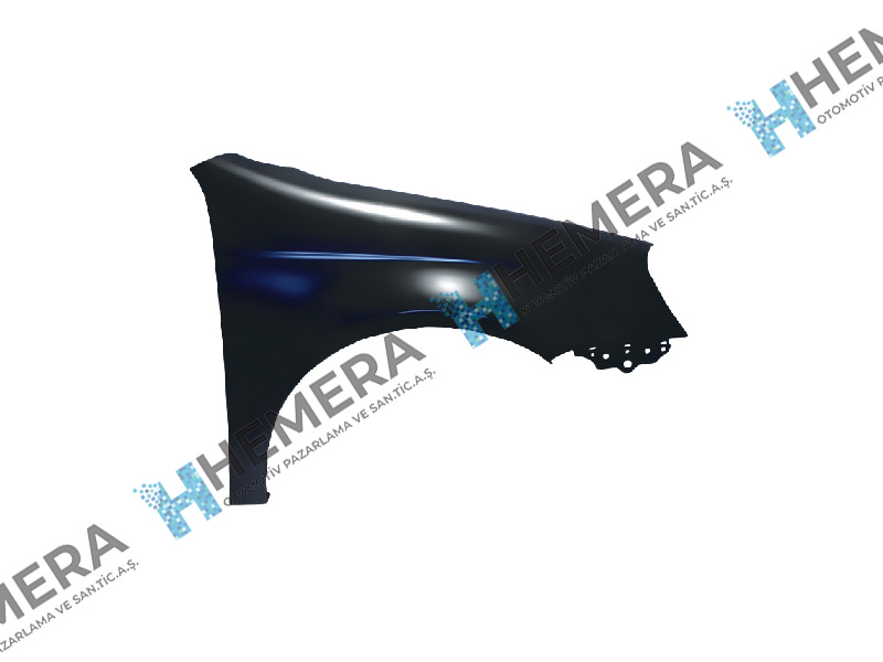GORDON EG667R Çamurluk Ön Sağ Sinyal Deliksiz Sertifikali Volkswagen Golf-Jetta 2005-2010