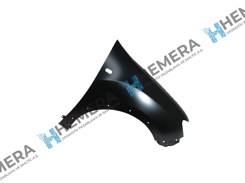ORJINAL 631001319R Çamurluk Ön Sağ Dodik Delikli Renault Sandero Ii 2013-2015