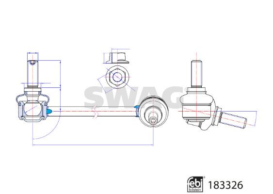 SWAG 33108915 Z Rot Emniyet Somunlari İle Bmw Febi 183326