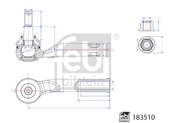 FEBI 183510 Rot Basi Sol Ford Puma J2k Cf7 2019>