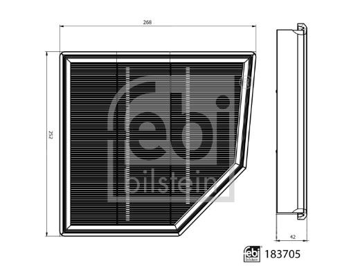 FEBI 183705 Havafiltresi