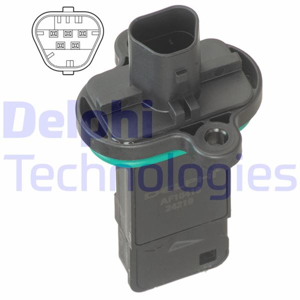 DELPHI AF10419-12B1 Hava Kütle Ölçer Debimetre Astra J-K-Mokka-Corsa D-E-Meriva A10-12-14-16-Xer-Net-Xep- B13-14-16-Dte-Dtr-Dtu-B20dth