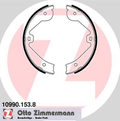 ZIMMERMANN 10990.153.8 El Fren Balatasi Range Rover 3 L322 02>12 Vw Touareg Mercedes W164 W251 Porsche Cayenne 9pa Audi Q 7 4lb