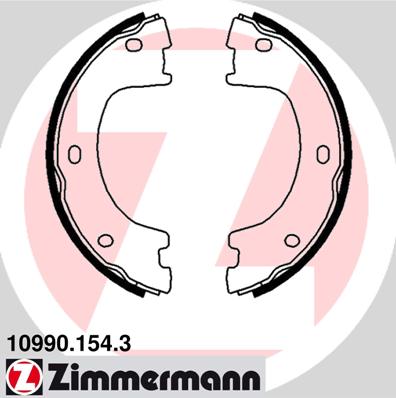 ZIMMERMANN 10990.154.3 El Fren Pabuç Balata Vw Crafter 30-35 2.0tdi 2.5tdi 06 >11 > Sprinter 06 >09 > 172x42 986487751-Gs8777