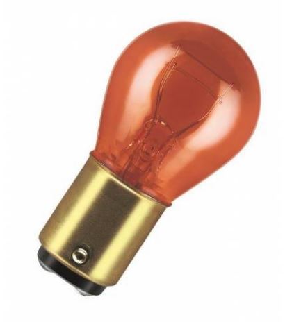 OSRAM-2357A Ampul Bay15d 12v 30/8w 1016 Çiftduy Çapraz Sari 50