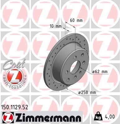 HLL-8DD 355 100-351 Fren Diski Bmw E30 Arka