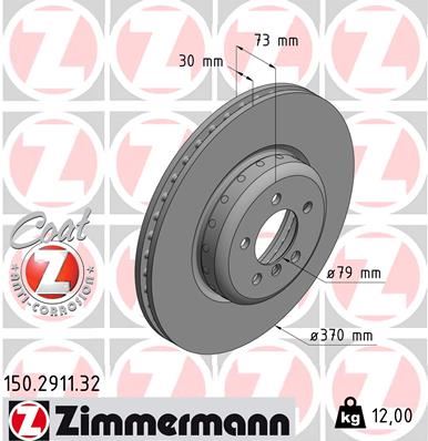 ZIMMERMANN 150.2911.32 Fren Diski 0986479e21-Df6605s