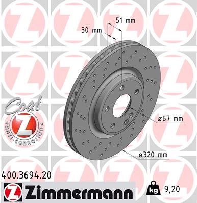FEBI 107501 Fren Diski Ön Spor Tip W117-176-246-X156