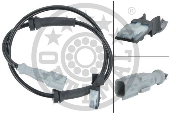 OPTIMAL 06-S512 Abs Sensoru Arka Sol Renault Kangoo Ii 08> Mercedes Citan W415 12> .