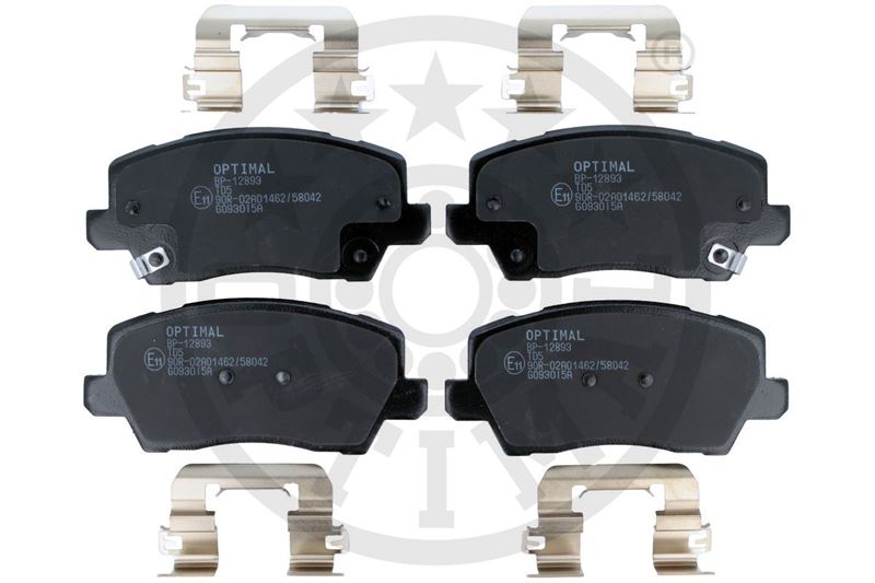 OPTIMAL BP-12893 Ön Fren Balata Kia Picanto 1.0l G3la G3ld 17-> 1.2l G4lf 20->