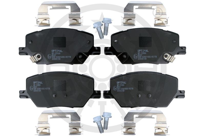 OPTIMAL BP-12900 Ön Fren Balatasi Fiat 500x 14> Jeep Renegade 14> Compass 20> 1.3d Mtj 1.3tb 1.4 1.6d Mtj 1.6e-Torq 2.0d Mtj