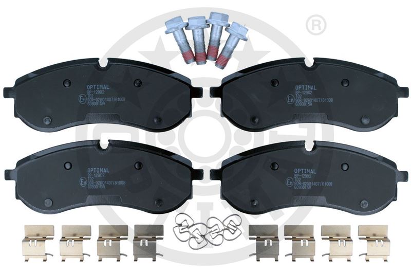 OPTIMAL BP-12902 Fren Balata Seti Diskli Fren Man Tge Bus Tge Platform/Chassis Uz Tge Van Vw Crafter Bus Syi Syj Cr After Platform/Chassis Sz Crafter Van Sy Sx Grand California Camper Scb Scc 2016/09 >