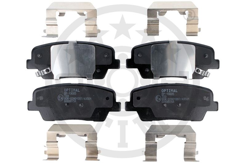 OPTIMAL BP-13005 Fren Balata Seti Diskli Fren Genesis G70 Ik G70 Shooting Brake Ik Hyundai Equus-Centennial Vi Gen Esis Bh Genesis Dh Genesis Santa F Iii Dm Dma Kia Stinger Ck Stinger Van Ck 2008/01 >