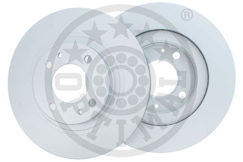 OPTIMAL BS-9742C Adet Antik Orozyon Boyali Fren Disk Citroen C-Zero Mitsubishi İ Ha Peugeot Ion 2009/07 >
