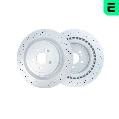 OPTIMAL BS-9944HC Adet Yüksek Karbonfren Disk Mercedes-Benz Amg Gt C190 Amg Gt X290 Amg Gt Roadster R190 C-Class -Class Convertible A205 C-Class C205 C-Class T-Model S205 S-Class W222 V222 X222 S-Class Convert