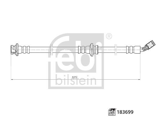 TRW PHD2137 Fren Hortumu Ön Aks Sağ Nissan Qashqai Ii Suv J11-J11 -X-Trail Iii T32- T32r-T32rr -X-Trail Van T 32 -
