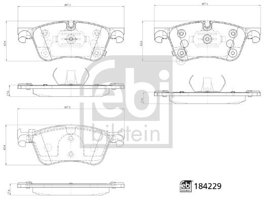BLU-ADBP420121 On Fren Balatasi Nissan Qashqai J12 21> / Mercedes Citan W420 21> /Renault Austral 23> / Duster Iii 24> Kangoo Iii
