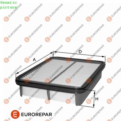 EUROREPAR 1680351780 Hava Filtresi Kia Cerato 1.5l D4fa Crdi 05-> / Sportage 2.0l G4gc 04-10 2.0l D4ea Crdi 04-10 / Hyun Dai Tucson 2.0l G4gc 04-> 2.0l D4ea Crdi 04->