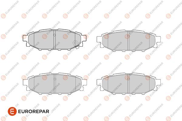 EUROREPAR 1686272280 Arka Fren Balata Subaru Forester 2.0l Ej20 Sh Benzinli 08-13 / Impreza 1.5l Ej15 Awd Ge3 06-> / Outb Ack 2.0l 2.5l 03-> / Legacy 2.0l Ej20 Ee20z Bl 03-09