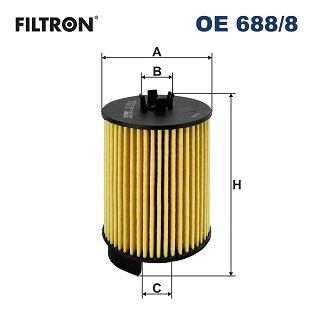 FILTRON OE688.8 Yağ Filtresi Audi A4 8w -A5 A5 Cabriolet Sportback F5 -A6 4a /C8 -A7 4k -Q5 Ii Fy