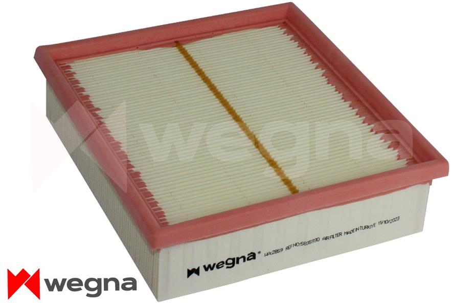 WEGNA WA2859 Hava Filtresi Doblo 10>Linea 07>Punto 05>Mito 08>Combo 12>Corsa D 10>1.2-1.3d-1.6d-1.7d C 20106
