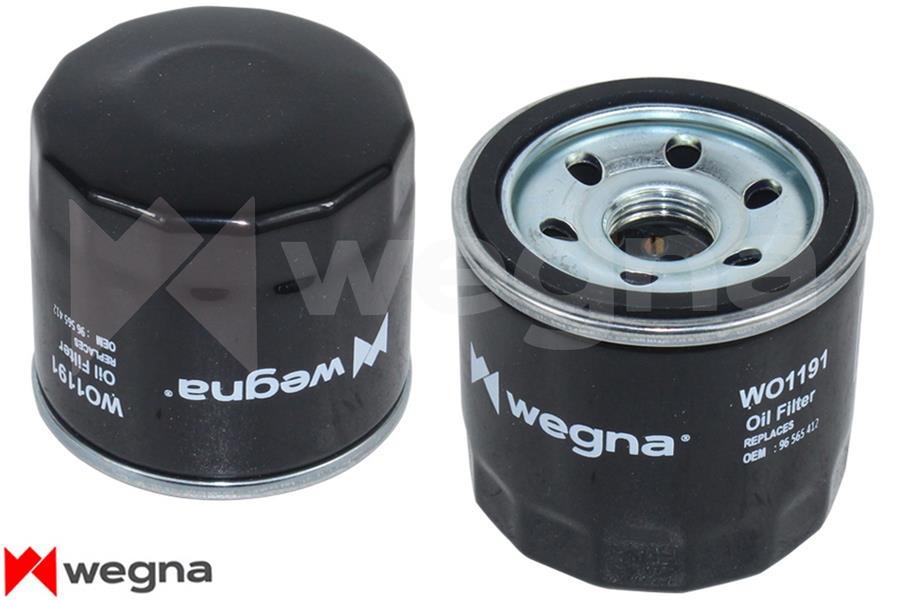 WEGNA WO1191 Yağ Filtresi Opel Agila B 1.0l 1.2l / Chevrolet Kalos. Aveo. Matiz. Spark 1.0l 1.2l 03-> / Suzuki Swift 90-> / Alto. Marutti 86-> / Daihatsu Terios 97-> / Feroza. Applause 88->