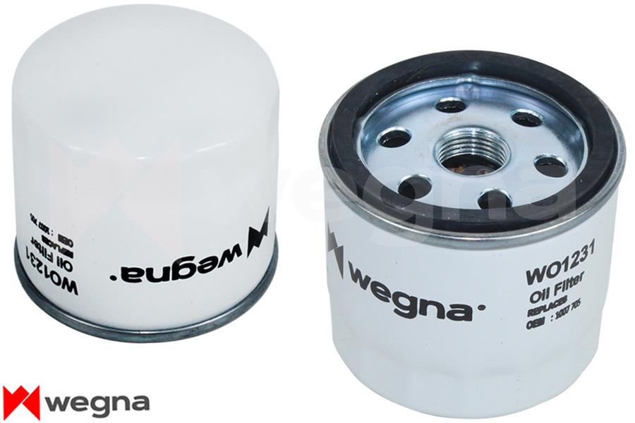 WEGNA WO1231 Yağ Filtresi Ford Focus/Mondeo/Fiesta/Mazda/Escort-1.25-1.4-1.6 Benzin W 7008