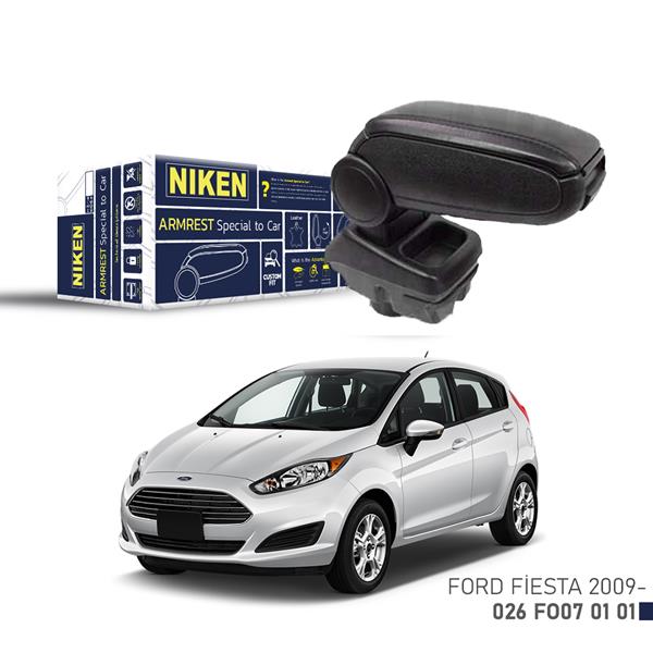 NIKEN 026FO070101 Araca Özel Kol Dayama Siyah Ford Fiesta 09 >