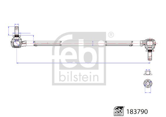 FEBI 183790 Z Rotu Ön Sağ-Sol Honda Civic 1.6l R16b2 Sedan Fc5 Kasa 16-> / Civic 1.5l L15b7 Fk7 Kasa 17-> Ç Elik Üretim