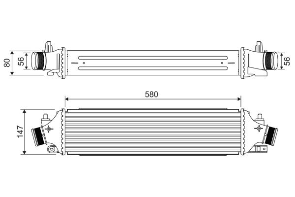 KALE-352415 Intercooler Giulietta 2.0 Jtdm 10=>