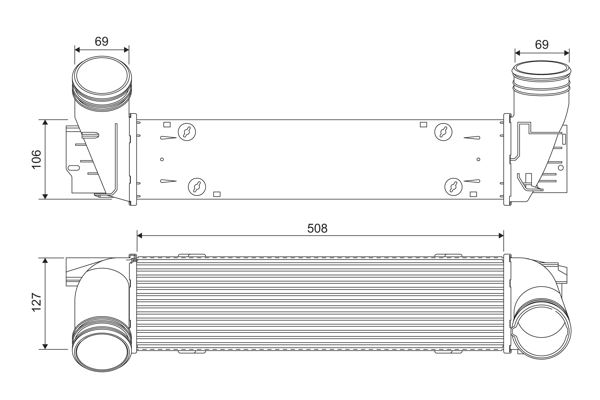 KALE 376085 Turbosarj Radyatoru Bmw N20 E84 E89