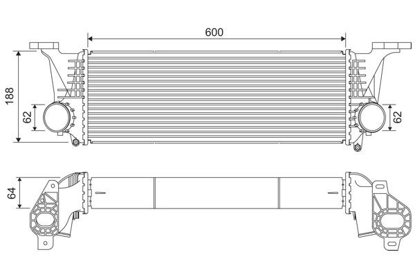 42-1818 Turbo Radyatoru (Intercooler) Iveco Daily V - Vi 2.3 D - 3.0 D 2011-