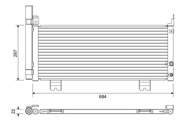 VALEO 822663 Kondenser Lexus Gs Rc